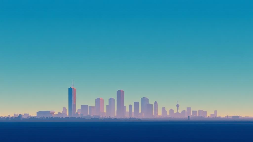 Oklahoma skyline illustration