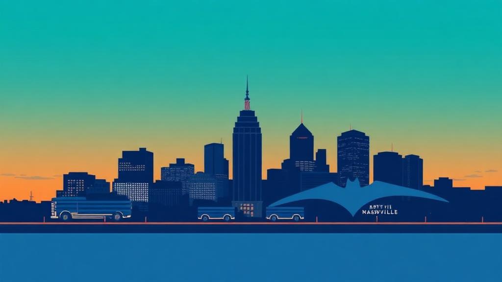 Tennessee skyline illustration